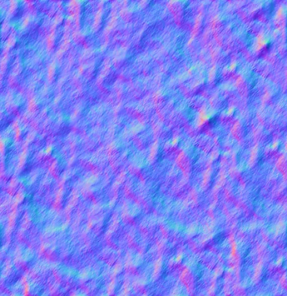 Normal Map for Jacey Gingerbread Wall Plain