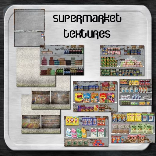 Sign Supermarket Textures main texture preview