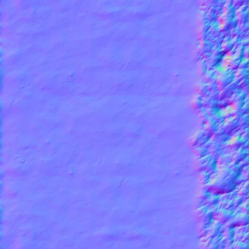 Normal Map for Zadaroo Cement Grass Edge Right