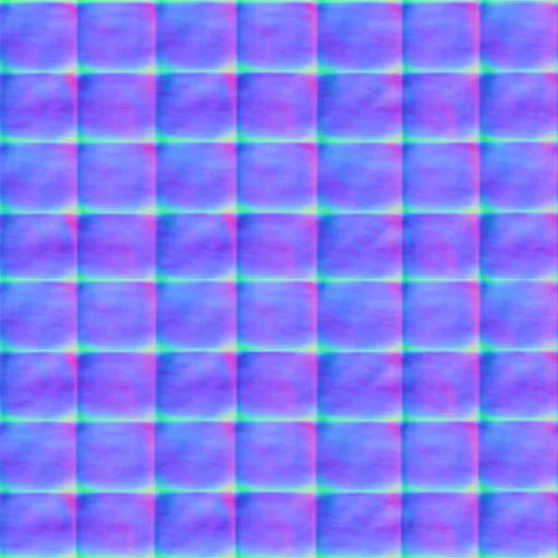 Normal Map for Bt Tufted Purple By Linda Kellie