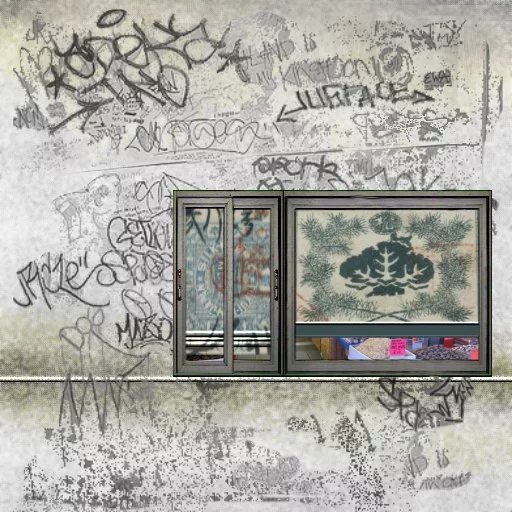 Dirty Wall6 With Windows Asian main texture preview