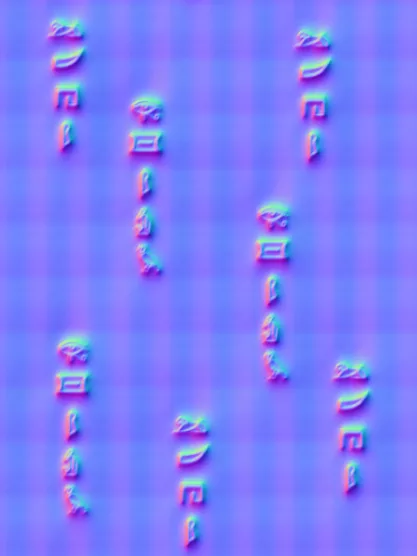 Normal Map for Egyptian Fabric Green