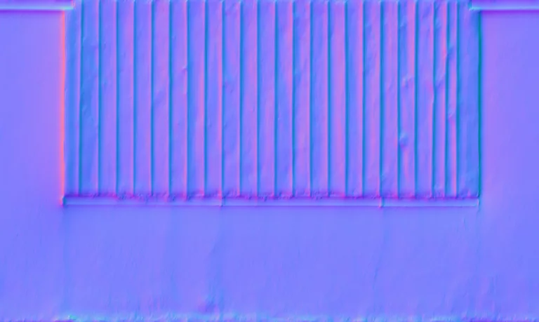 Normal Map for Fence Wall2