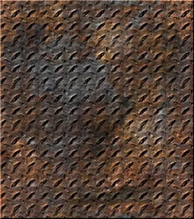 Grunge Rusted Metal Tile main texture preview