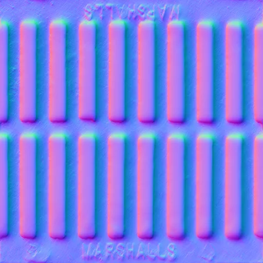 Normal Map for Sewer Grill