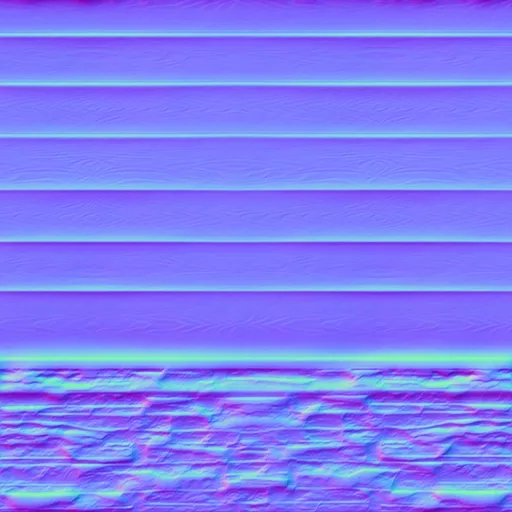 Normal Map for Siding Latte Stone Foundation