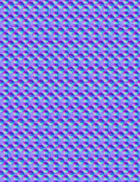 Normal Map for Jacey Spots Red By Linda Kellie