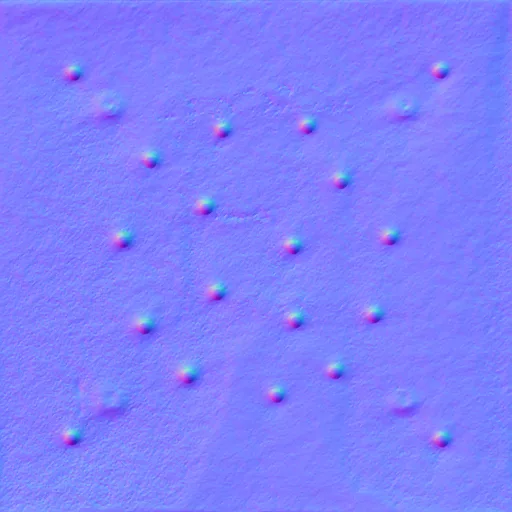 Normal Map for Metal Plate Rusted2