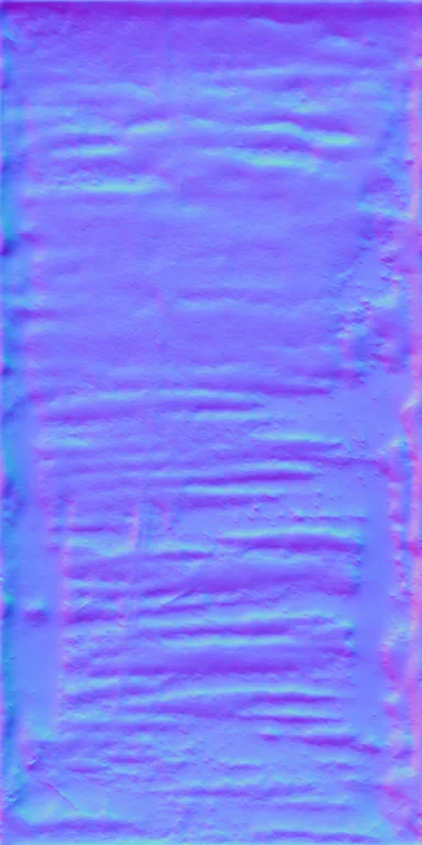 Normal Map for Door Metal Rust Nohandle