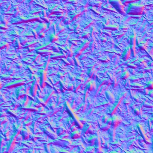 Normal Map for Mulch1 512 By Maria Korolov (Cc Public Domain)