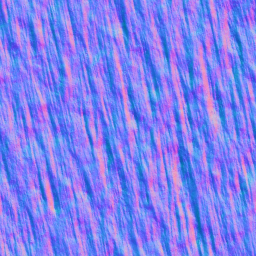 Normal Map for Hair Straight Brown