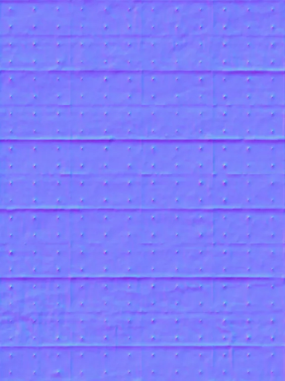 Normal Map for Concrete Blockwall