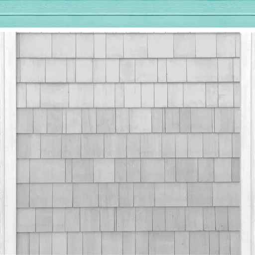 Shingled Siding With Teal Upper main texture preview