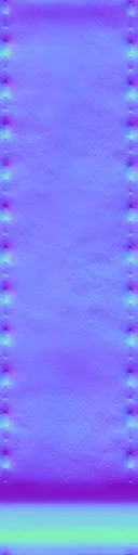 Normal Map for Brown Leather Strap 1A
