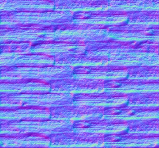 Normal Map for Grunge Wood Floor 2