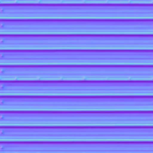 Normal Map for Metal Corrugated Ribbed2