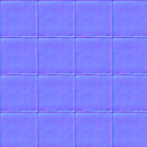 Normal Map for Brown Cement2 Tiles