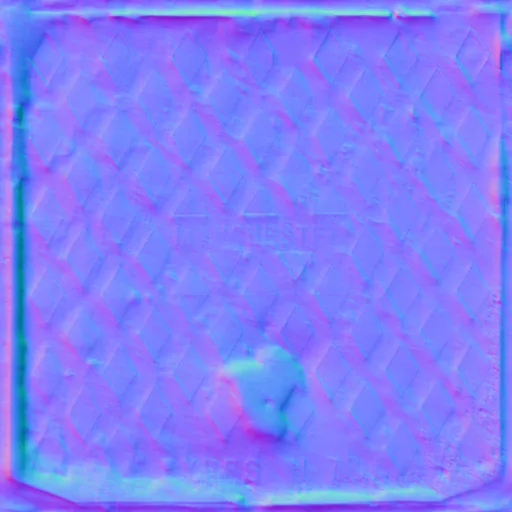 Normal Map for Sewercover2
