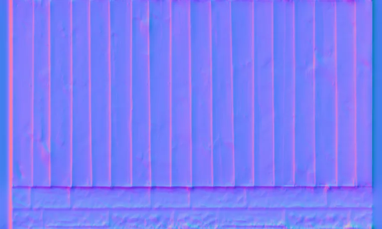 Normal Map for Fence Stone Wood