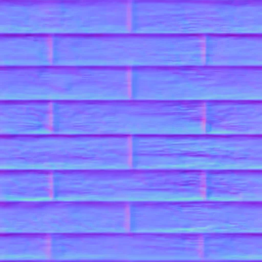 Normal Map for Bt Wood Floor 8 Seamless Planks By Linda Kellie