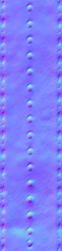 Normal Map for Blue Leather Strap 4V01