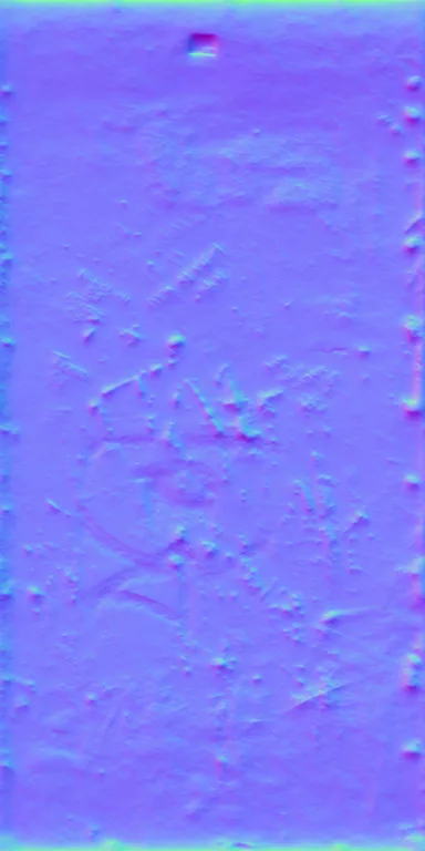 Normal Map for Door Steel Rusty