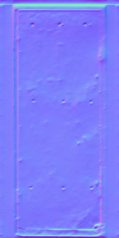 Normal Map for Door Steel Blue2
