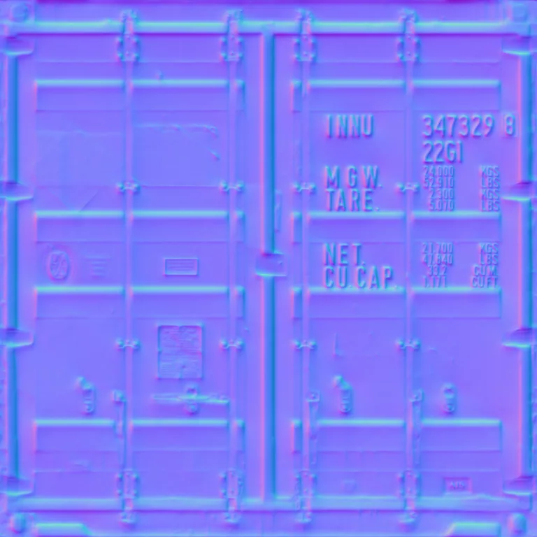 Normal Map for Container End10