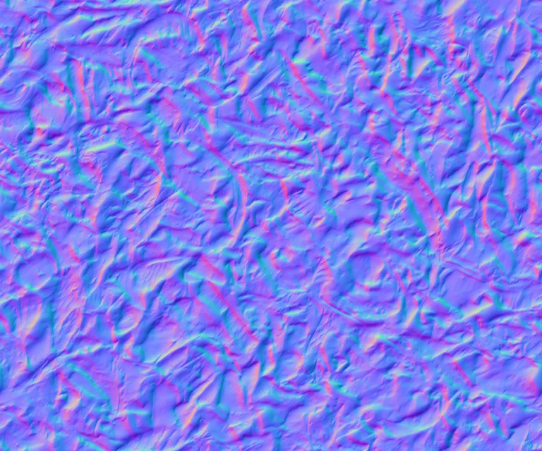 Normal Map for Ground Dry Leaves