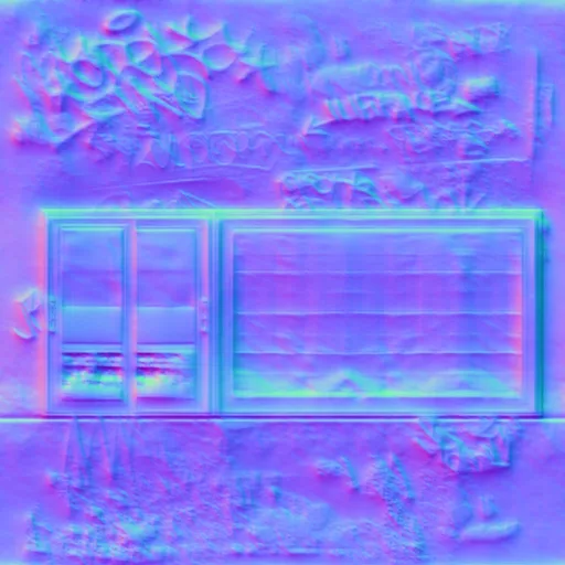 Dirty Wall6 With Windows main texture preview