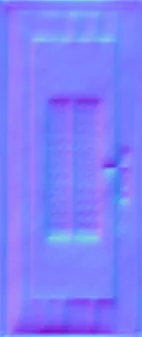 Normal Map for Brick House Door