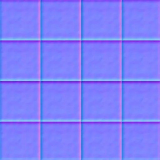 Normal Map for Gray Cement1 Tiles