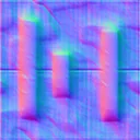 Normal Map for Box Worn Taped