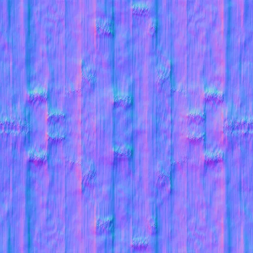 Normal Map for Texture Asian Bamboo Floor