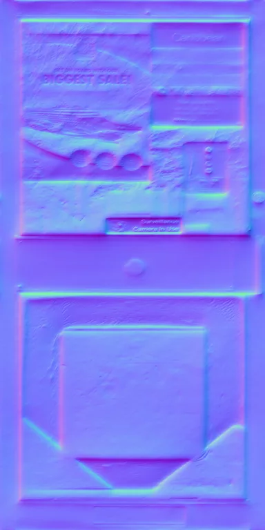 Normal Map for Door Shop