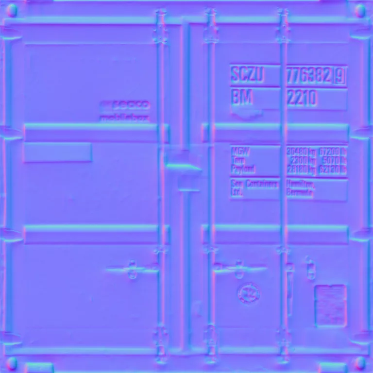 Normal Map for Container End12