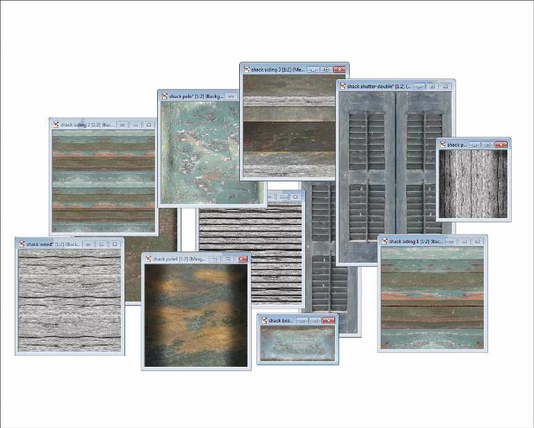 Sign Shack Texture Set main texture preview