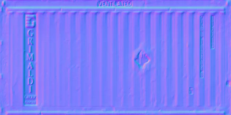 Normal Map for Container Side3