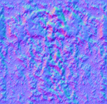 Normal Map for Gumdrop Texture Pink