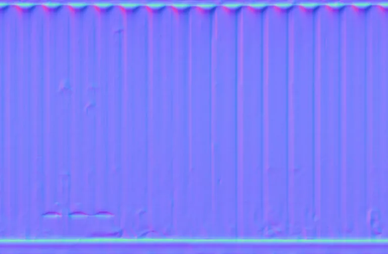 Normal Map for Metal Container Side4