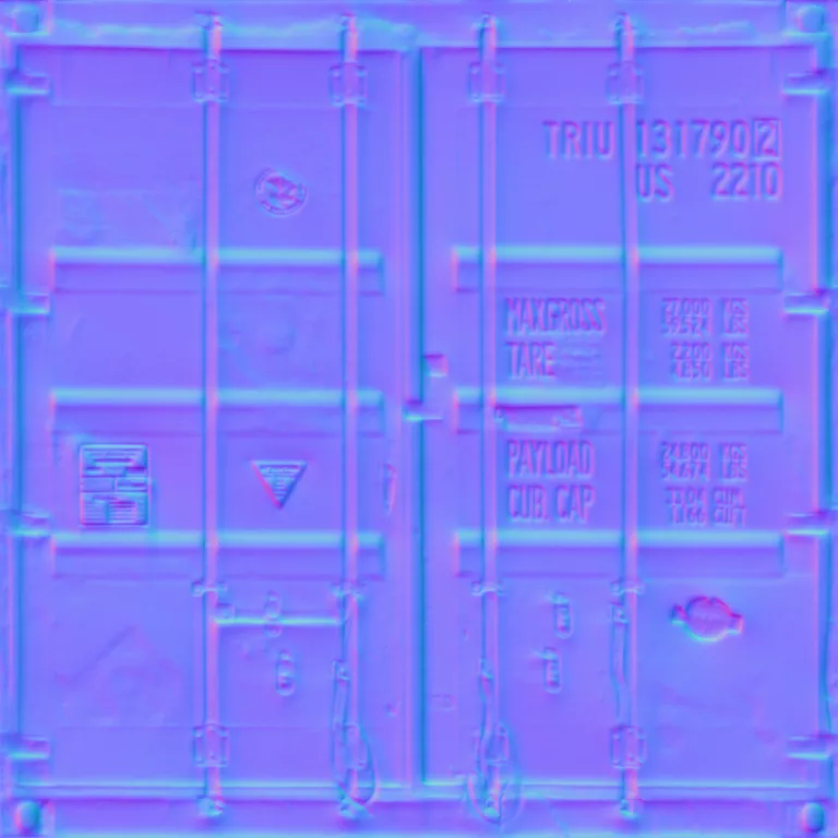 Normal Map for Container End11