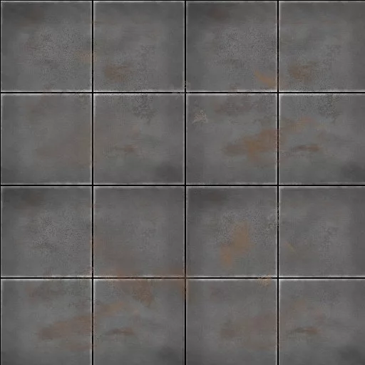 Gray Cement2 Dirty Tiles main texture preview