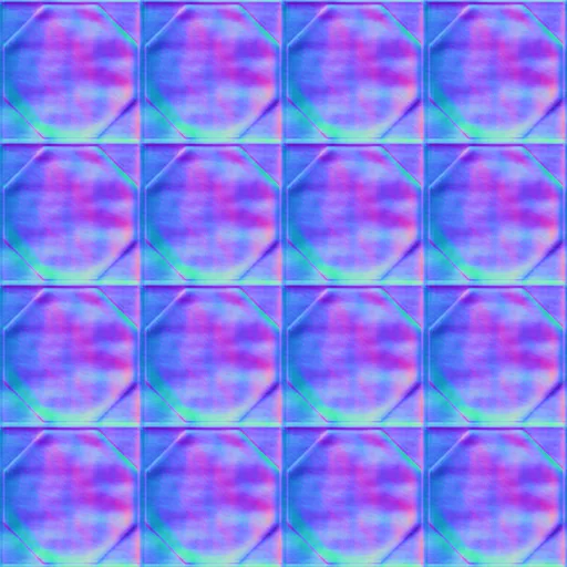 Normal Map for Bt Tile2 Teal2 By Linda Kellie