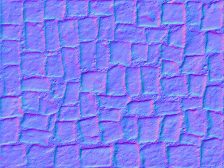Normal Map for Ground Tiled Stones2