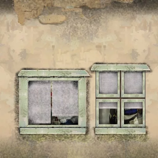 Homeless Shelter Wall With Window3 main texture preview