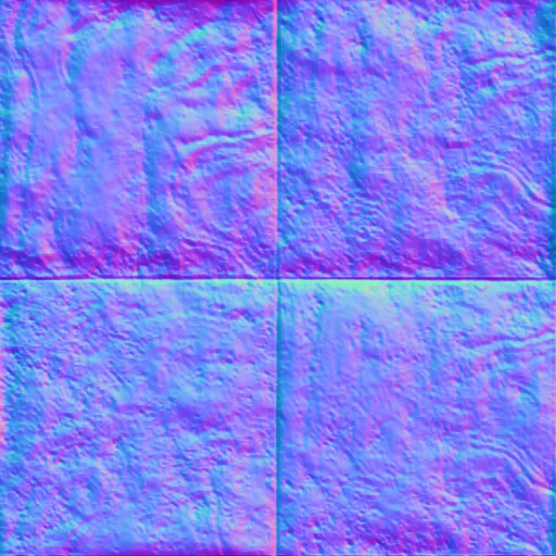 Normal Map for Texture Tile Rustic Green By Linda Kellie
