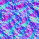 Normal Map for Rock Cracked
