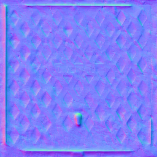 Normal Map for Sewercover4