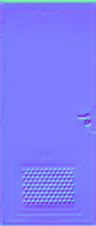 Normal Map for Door Grey Grill