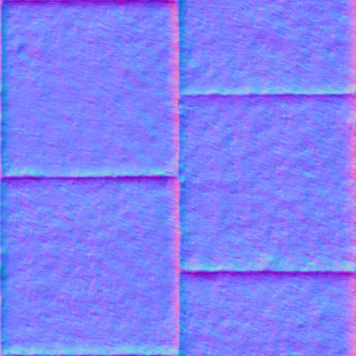 Normal Map for Ground Pavement Square2